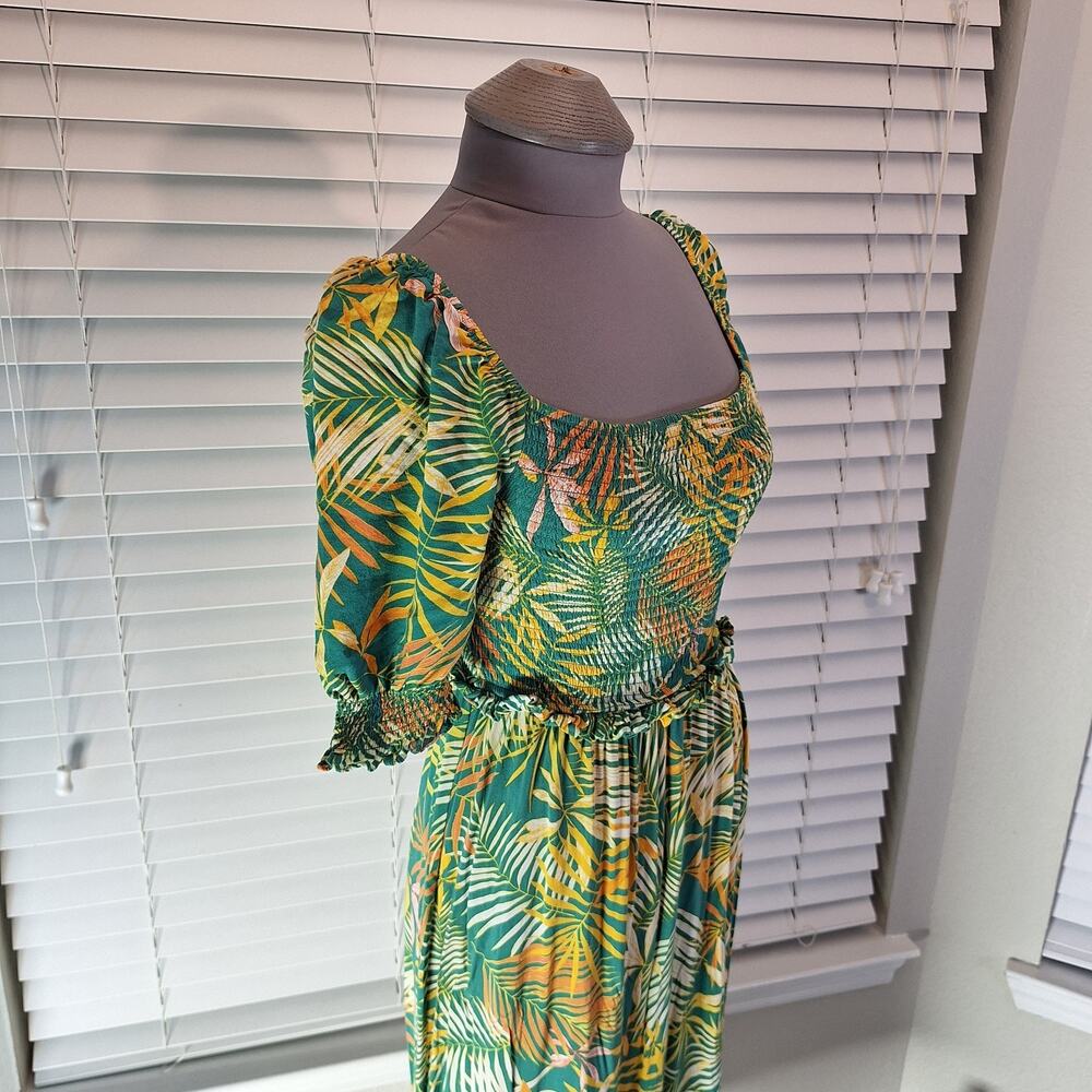 Betsey Johnson Size S Whimsical Maxi Dress Floral Print - Picture 5 of 12
